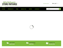 Tablet Screenshot of mstorefixtures.com